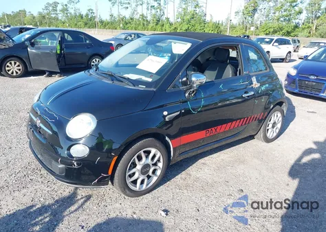 2015 Fiat 500C Pop z USA, uszkodzony, nr VIN 3C3CFFDRXFT710238